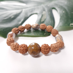 ルドラクシャ 4ムキ 6ムキ 7ムキ 8ムキ 菩提樹の実 ブレスレット