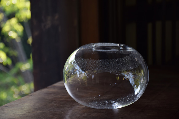 泡螺旋花瓶(どーなつ） 4枚目の画像