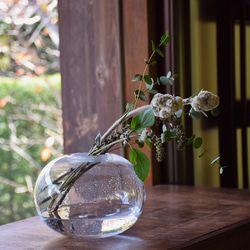 泡螺旋花瓶(どーなつ） 2枚目の画像