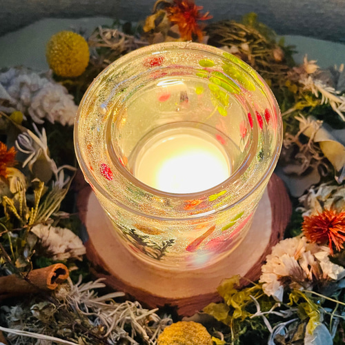 蜜蝋キャンドル　キャンドルスタンド　クリスマスキャンドル　キャンドルホルダー蜜蝋 蜜蝋（ミツロウ）キャンドル ポエット 1本入