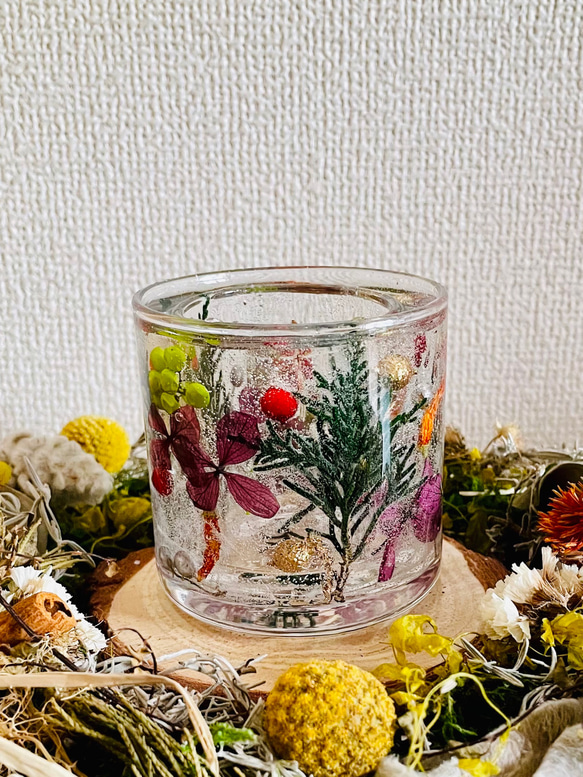 ボタニカルキャンドル ボタニカルキャンドルホルダーセット ジェルホルダーN221 ジェルボタニカルキャンドル | BOTANICS（ボタニクス）の