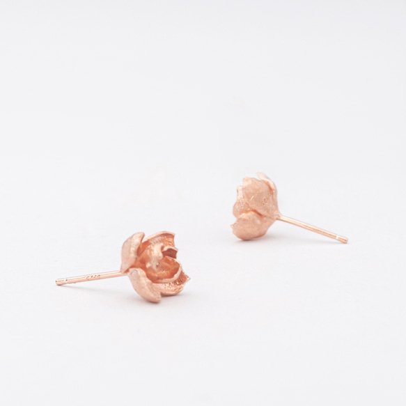 18k Rose Gold Plated　茉莉　ピアス 1枚目の画像