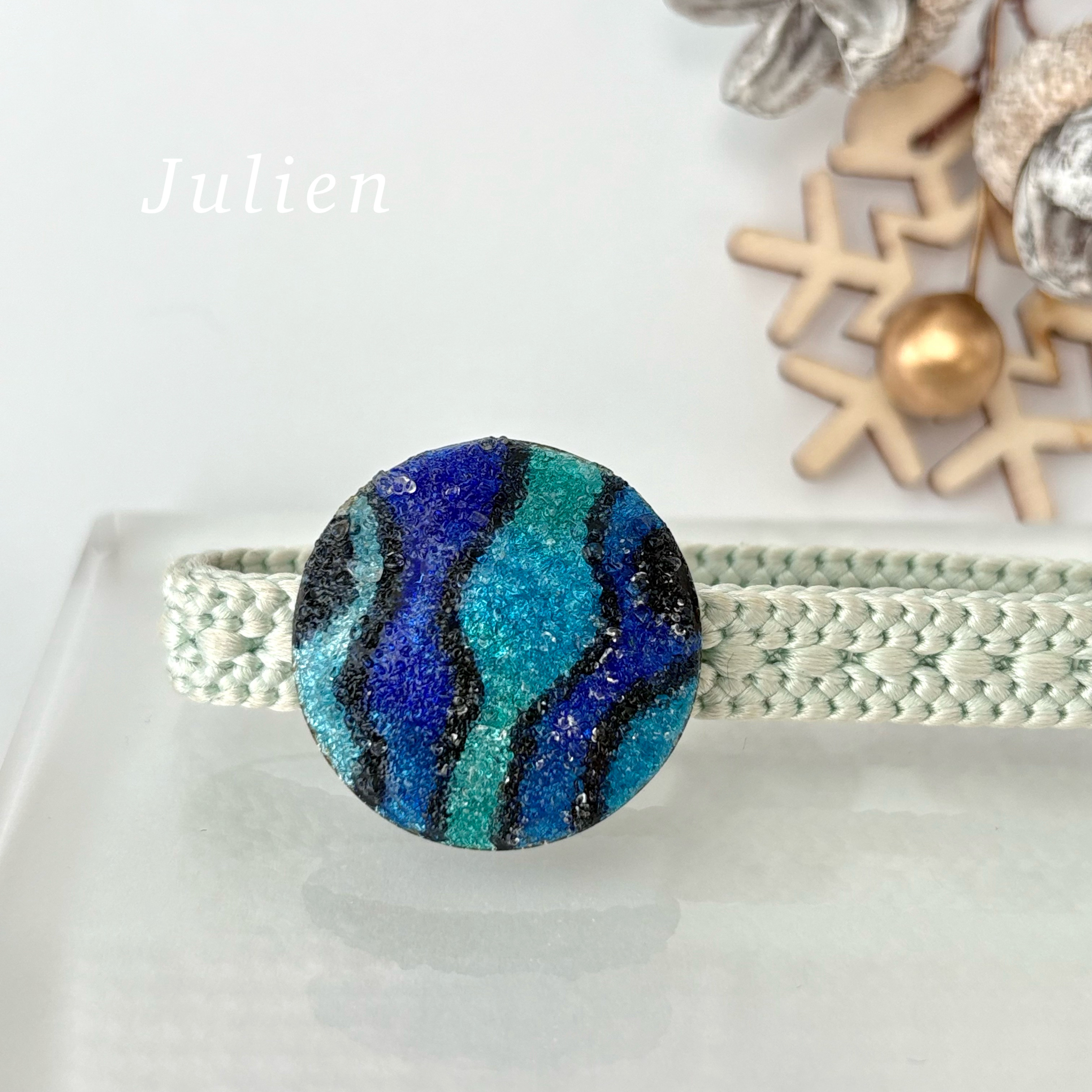 七宝焼き帯留め (559)