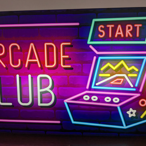 Lサイズ】アーケードゲーム ゲームセンター ゲームルーム レトロ