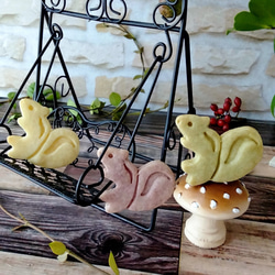 松鼠形餅乾模具（科科佩利風格）/Squirrel-shaped cookie cutter 第3張的照片