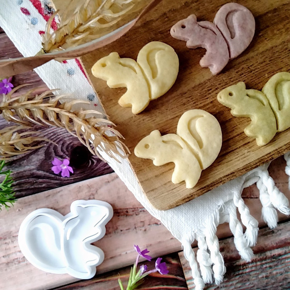 松鼠形餅乾模具（科科佩利風格）/Squirrel-shaped cookie cutter 第4張的照片