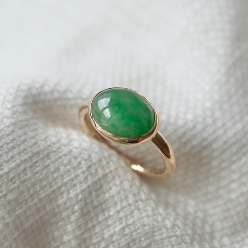 K10[インペリアルjadeite]翡翠ring 指輪・リング STUDIO TENTEN