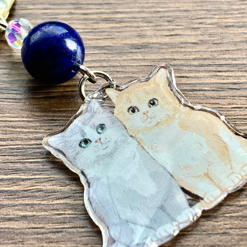 猫さんのチャーム、ストラップ！(マンチカン、ラガマフィン