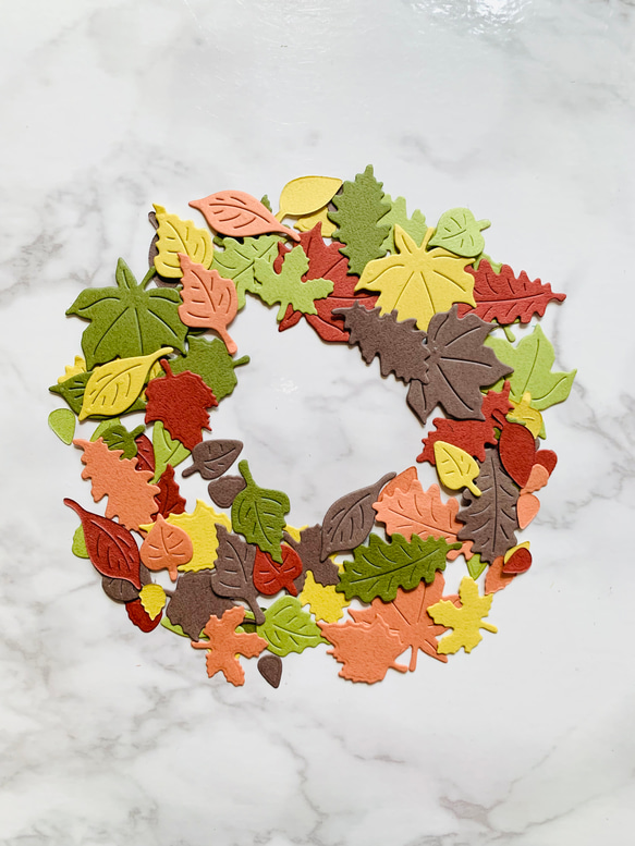 クラフトパンチ ダイカット 葉 リーフ 小さめ色々セット 秋 紅葉