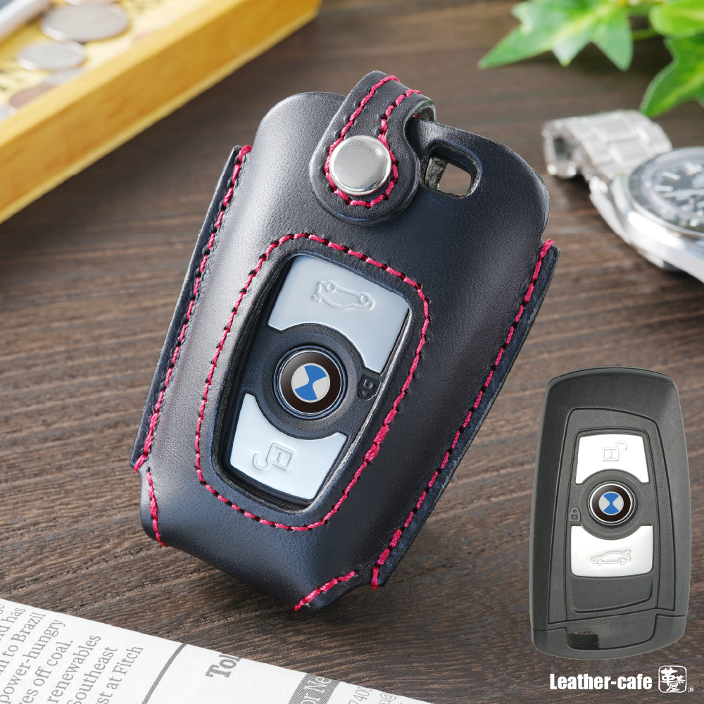 BMW スマートキーレザーケース 本革 M3 M4 1 2 3 4 等 対応 キーカバー【bmw-b】