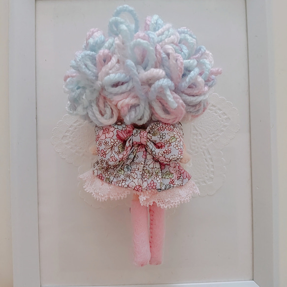 パステルDoll♡ドール♡ドールチャーム♡ハンドメイド♡人形♡フェルト 4枚目の画像