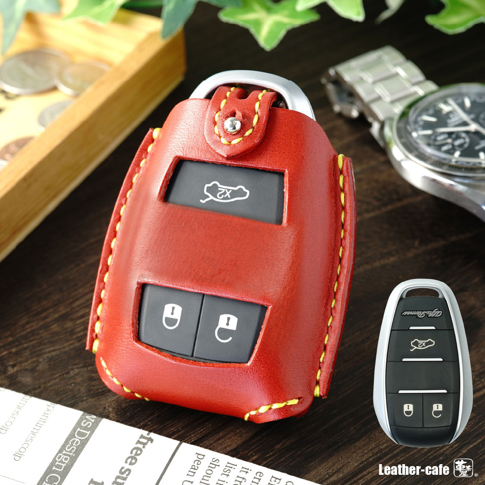 アルファロメオ トナーレ ジュリア ステルヴィオ 本革 スマートキーケース キーカバー【alfa-a】