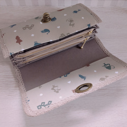 アリスの長財布（ベージュ） 6枚目の画像