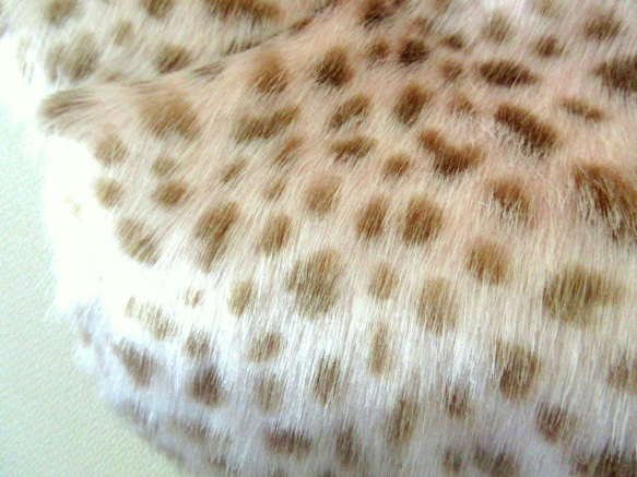 豹紋貓包生態毛*淡粉紅色 第13張的照片