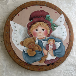 手描き】 食品プレート 3枚セット アメリカンカントリー