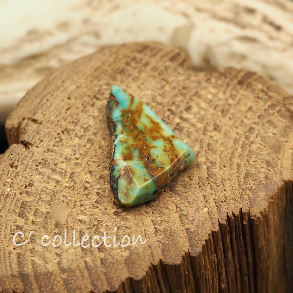 8,2ct Hachita Turquoise ハチタターコイズ H-59 ルース 天然石 ハンドメイド材料 ナチュラル 2枚目の画像