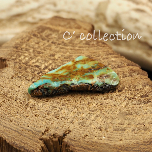 8,2ct Hachita Turquoise ハチタターコイズ H-59 ルース 天然石 ハンドメイド材料 ナチュラル 5枚目の画像
