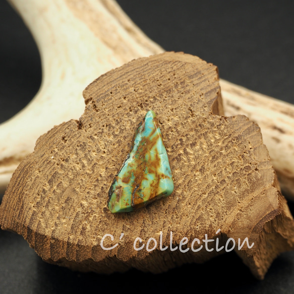 8,2ct Hachita Turquoise ハチタターコイズ H-59 ルース 天然石 ハンドメイド材料 ナチュラル 1枚目の画像