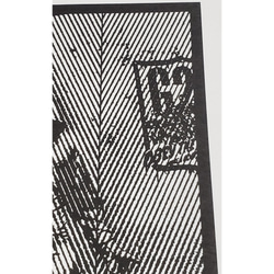 【愛とお金 切り絵黒 フレーム付き】バンクシーステンシルアート調 4枚目の画像