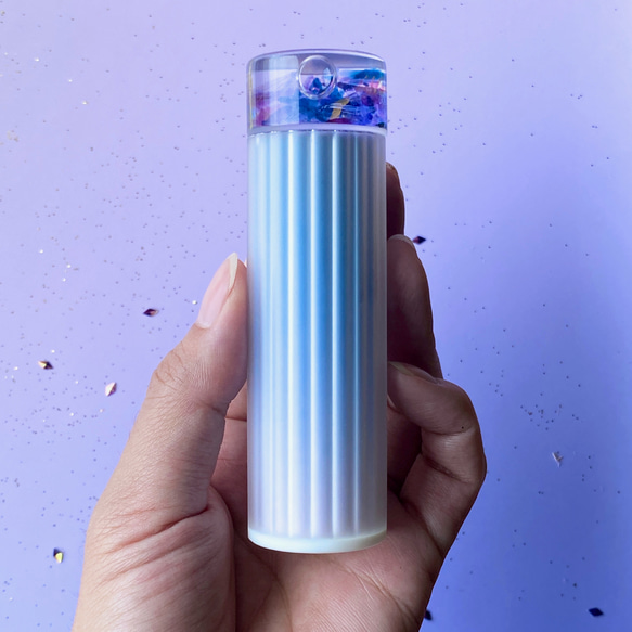 玻璃萬花筒“記憶範圍/紫色” 第2張的照片