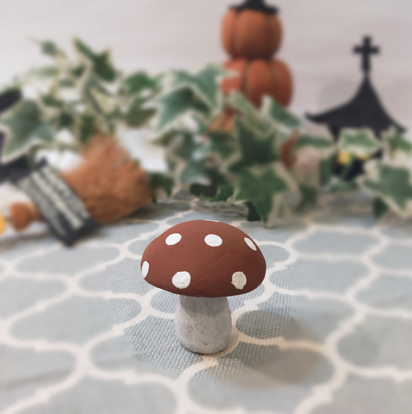 きのこのオブジェ【大】 その他インテリア雑貨 Tokimokimi 通販