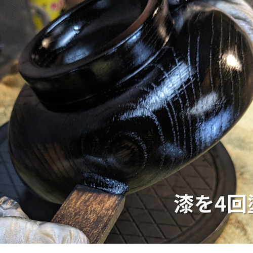 お椀 ボウル 鉢 木の器 漆器 拭き漆 黒 手仕事の生活雑貨 木製
