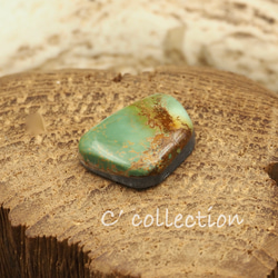 11ct Royston Turquoise ロイストン ターコイズ R-62 ルース 天然石 ハンドメイド材料 3枚目の画像