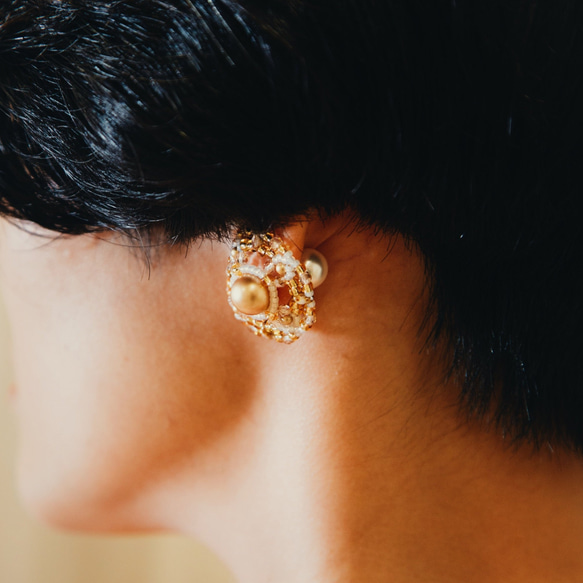 絲綢耳環 Silk Earrings 第4張的照片