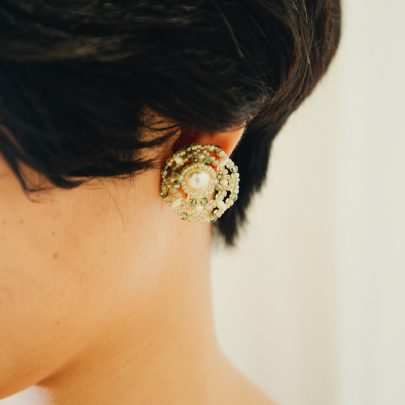 絲綢耳環 Silk Earrings 第5張的照片