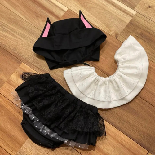 なりきり黒猫ちゃん3点セット】 ハロウィン ♡ 黒猫 ♡ コスプレ