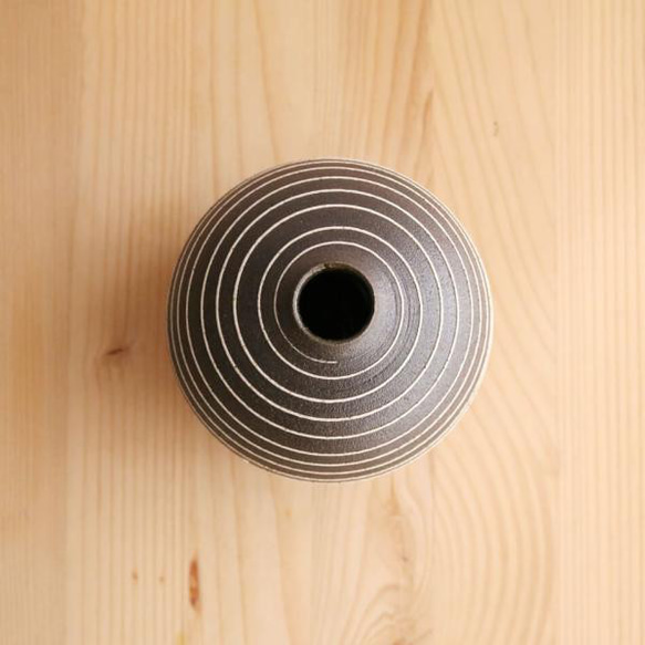 小石原焼 花瓶 花器 一輪挿し 辰巳窯 陶器 器 NHK イッピンで紹介されました 5枚目の画像