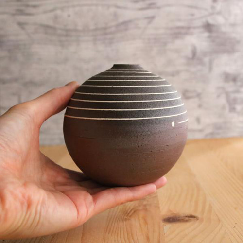 小石原焼 花瓶 花器 一輪挿し 辰巳窯 陶器 器 NHK イッピンで紹介され