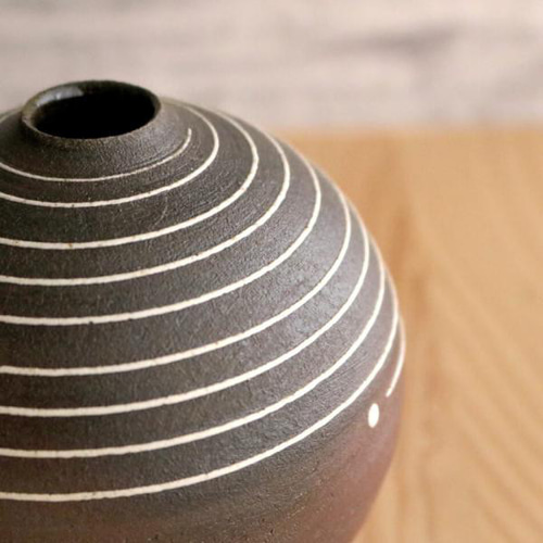 小石原焼 花瓶 花器 一輪挿し 辰巳窯 陶器 器 NHK イッピンで紹介され