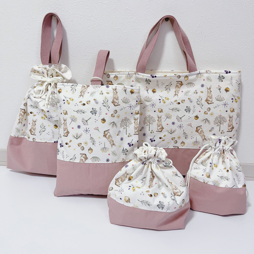 ミルキーラビット お着替え袋 体操服袋・お着替え袋 nico 通販