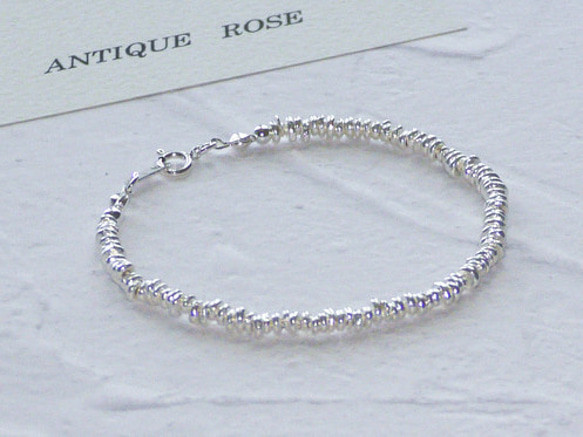 ❮再販×11❯ No. 63 カレンシルバー★ブレスレット (シンプル) 1枚目の画像