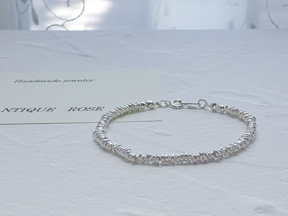 ❮再販×11❯ No. 63 カレンシルバー★ブレスレット (シンプル) 6枚目の画像