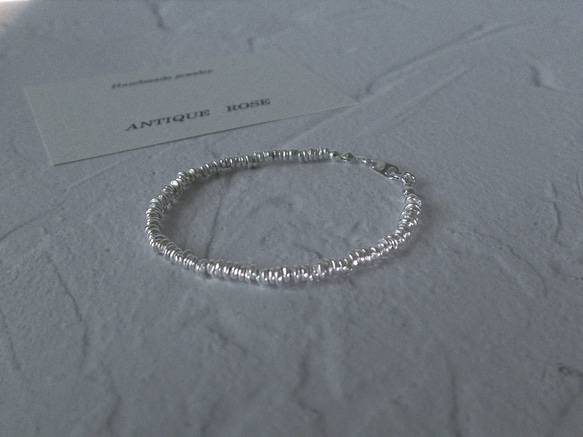 ❮再販×11❯ No. 63 カレンシルバー★ブレスレット (シンプル) 5枚目の画像