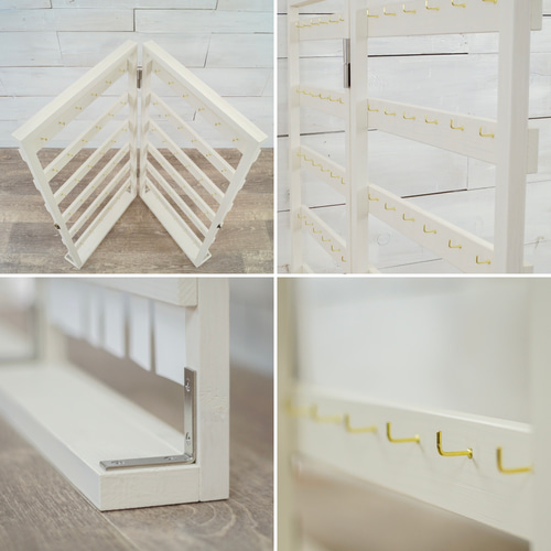 文さま専用。最終処分。※よくお読みください。大型アクセサリー什器② ②大型パネルスタンド什器90 洋折れL字フック・クランプ固定