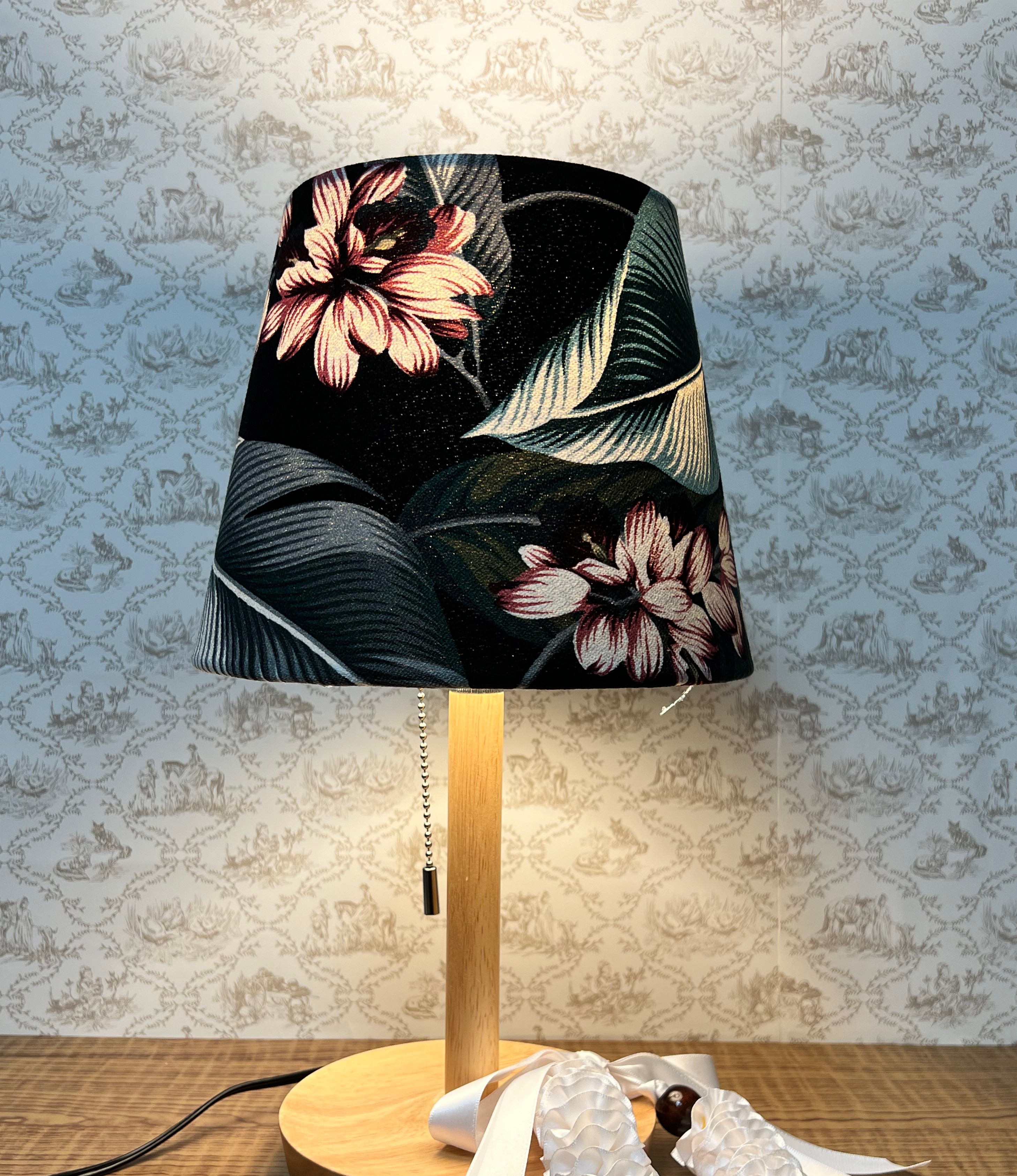 ハワイ☆フラダンス☆ヴィンテージ☆照明スタンド☆シェードランプ