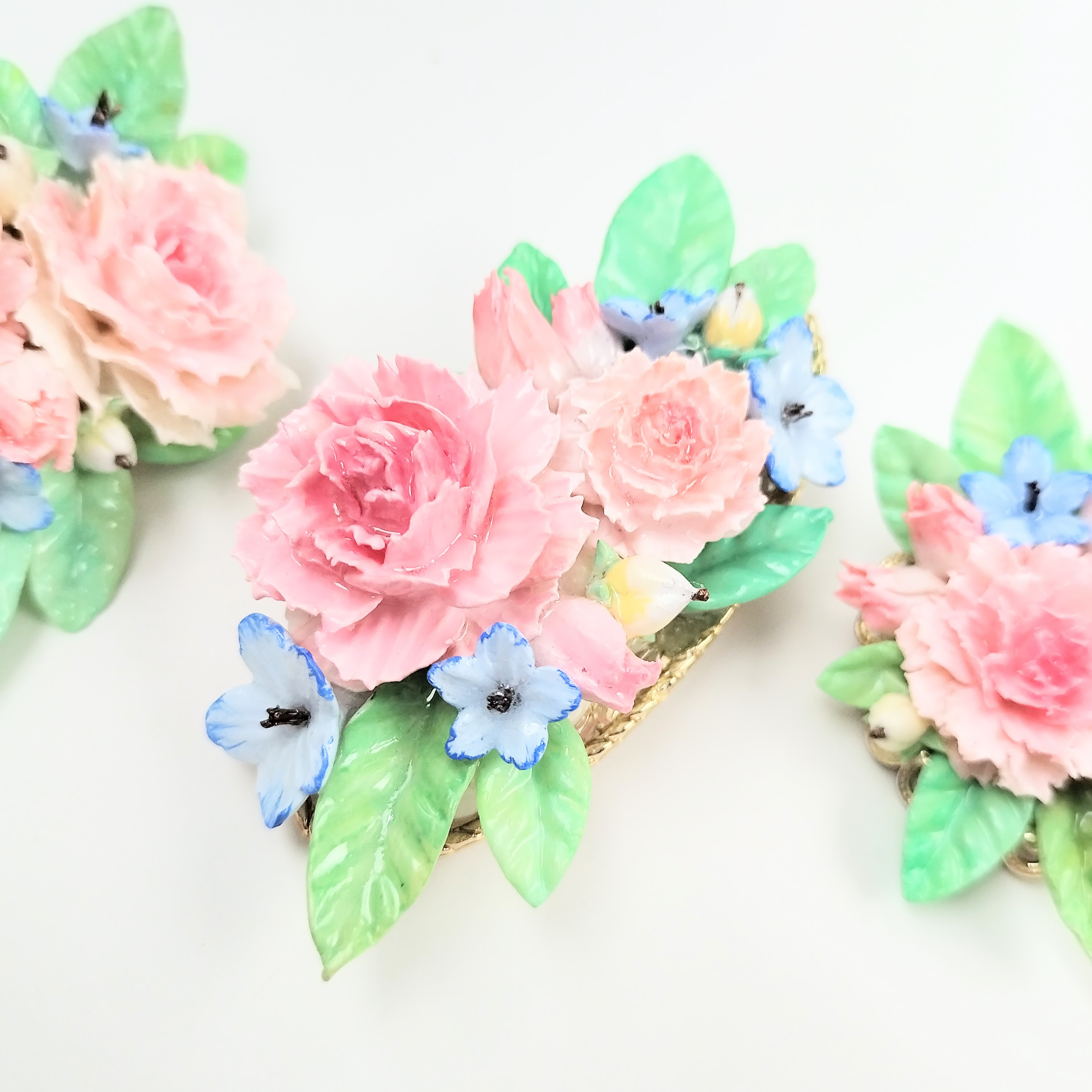 絵画のような薔薇のバレッタ/ヘアクリップ