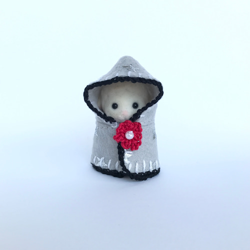 シルバニア着せ替え服】赤ちゃんサイズ☆あったかマント☆スター