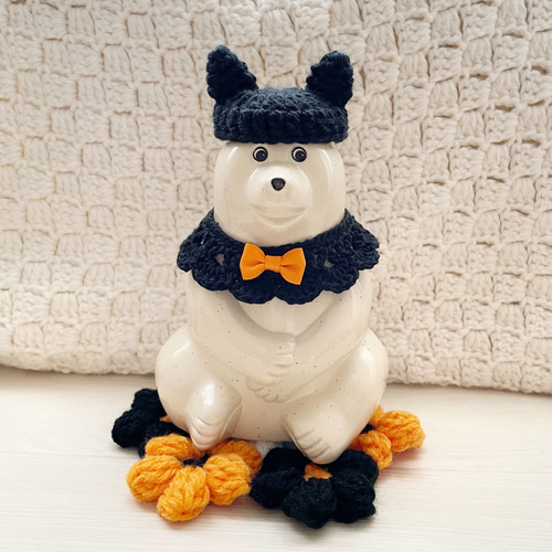 しろくま貯金箱＊ハロウィンセット