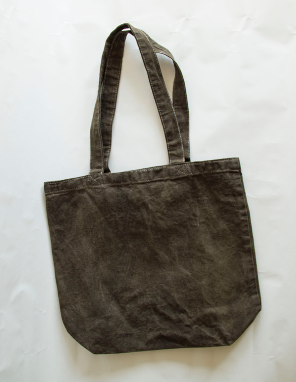 柿渋染め 自家製鉄媒染 頒布トートバック オーガニックコットン