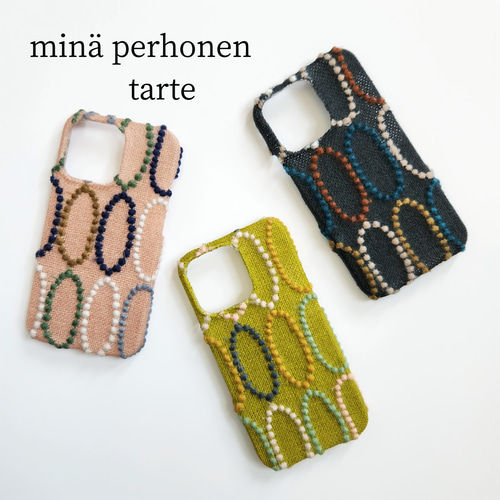 ミナペルホネン タルト スマホケース アイフォンケース スマホカバー