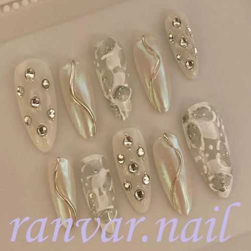 デザイン84 ネイルチップ（つけ爪） ranvar.nail 通販 16563298