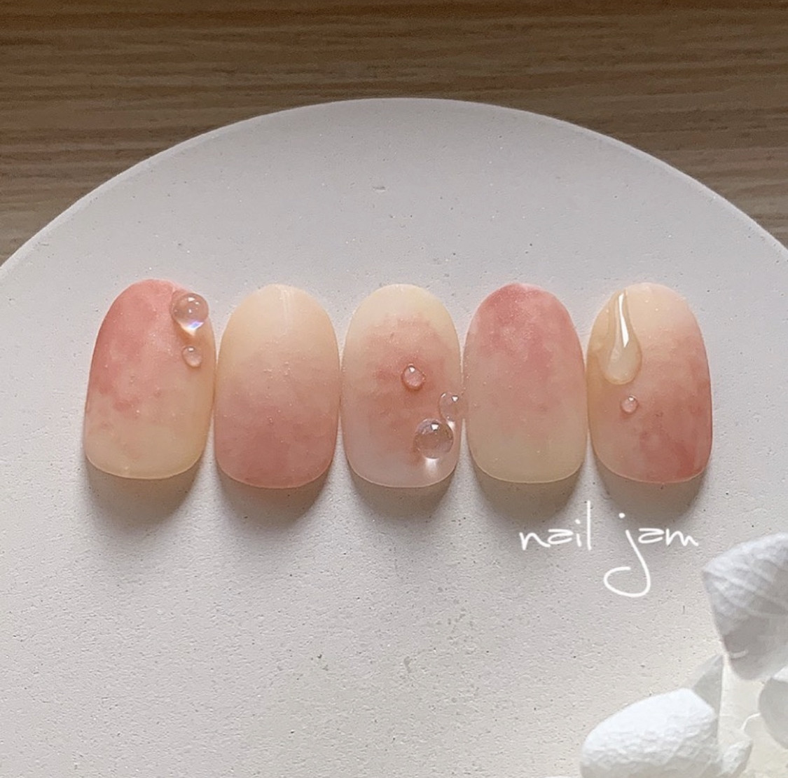 ネイルチップ・付け爪 peach ネイルチップ・付け爪 peach