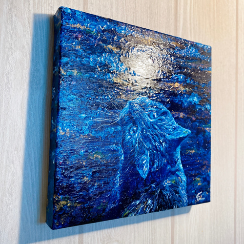 猫の絵 絵画 原画 油絵風アクリル画 ハンドメイド painting 絵画 猫の絵 絵画 原画 油絵風アクリル画 ハンドメイド painting 絵画