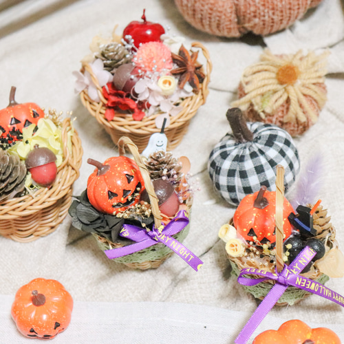 専用＊Halloween* カボチャ&秋の実り フェイクスワッグ 専用