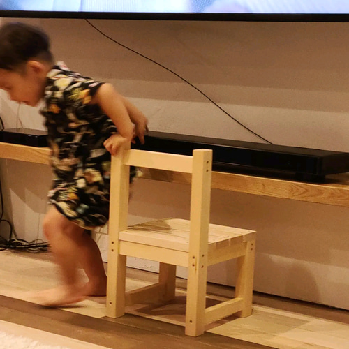 赤松 杉 無垢材『可愛いイス』 椅子（チェアー）・スツール Re:Craft