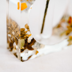 スパイスの一輪挿し  インテリア雑貨  花瓶　フラワーベース  レジン　樹脂　プレゼント 2枚目の画像